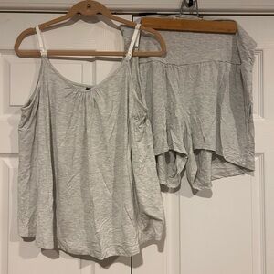 Old Navy Light Gray Women's Pajama Set